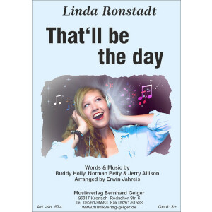 Thatll be the day - Linda Ronstadt (Bigband)
