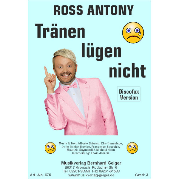 Tränen lügen nicht - Ross Antony (Bigband)