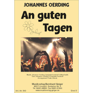 An guten Tagen - Johannes Oerding (Blasmusik)