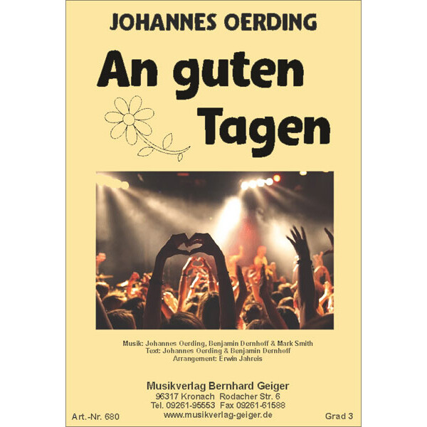 An guten Tagen - Johannes Oerding