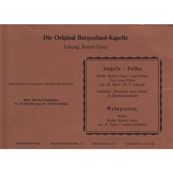 Angela-Polka / Weinperlen, Walzer