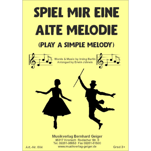 Spiel mir eine alte Melodie (Play a simple Melody) (Bigband)