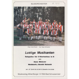 Lustige Musikanten (Solo polka for 2 clarinets)