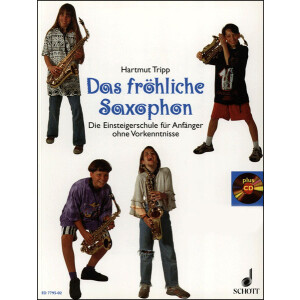 Das fröhliche Saxophon with 2 CDs (Hartmut Tripp)