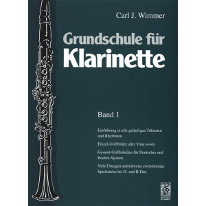 Grundschule für Klarinette Band 1 (Carl Wimmer)