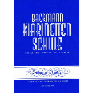 Baermann: Klarinettenschule op. 63 Erster Teil