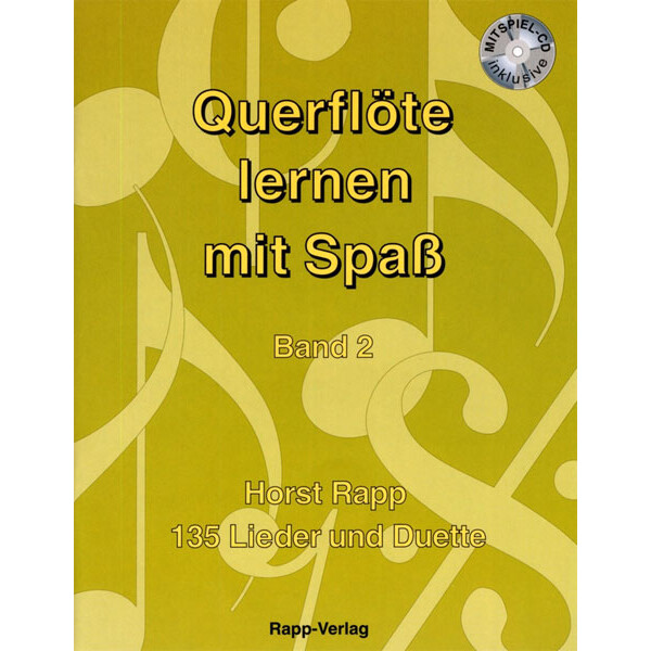 Querflöte lernen mit Spaß 2 (Horst Rapp)