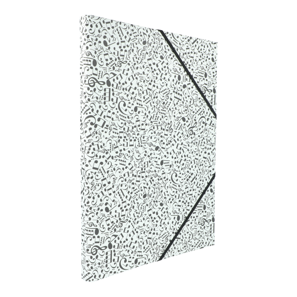 Folder with rubber cord over the corner Swinging w/b (DIN A4