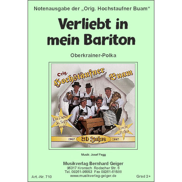 15. Verliebt in mein Bariton  - Orig. Hochstaufner Buam