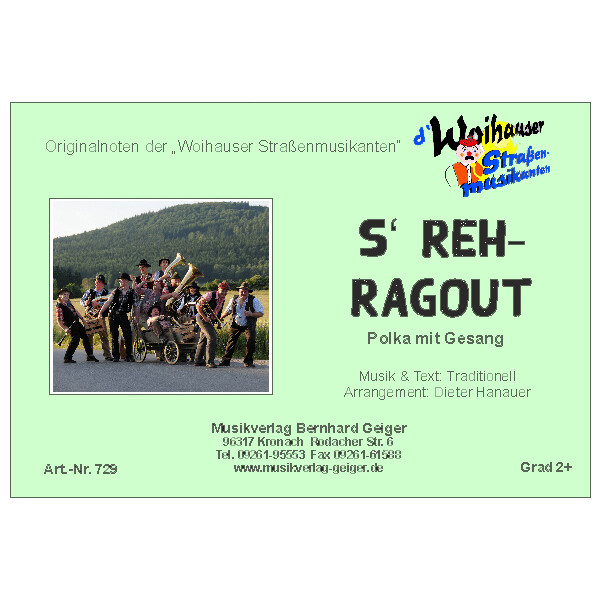 S Rehragout (Woihauser Strassenmusikanten) (Blasmusik)