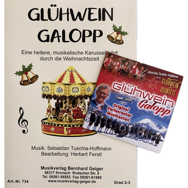 04. Glühwein-Galopp mit CD - Sonderausgabe (Blasmusik)