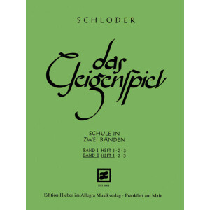 Das Geigenspiel - Schule in zwei Bänden - Volume II...