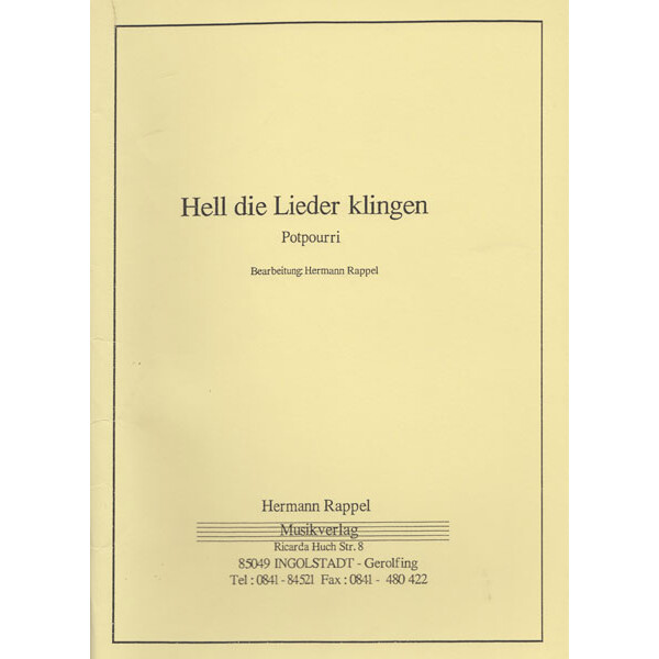 Hell die Lieder klingen (Potpourri)