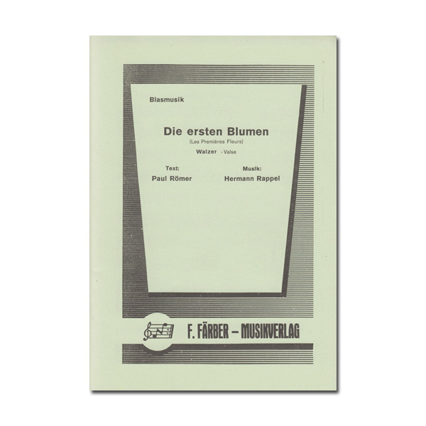 Die ersten Blumen (Walzer)