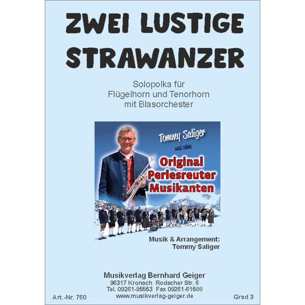 Zwei lustige Strawanzer (Solo für Flügelhorn...