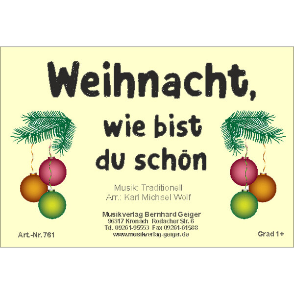 05. Weihnacht wie bist du schön (Variables Ensemble)