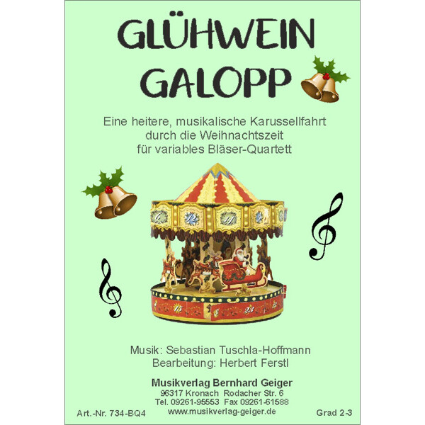 Glühwein-Galopp - Variables Bläser-Quartett...