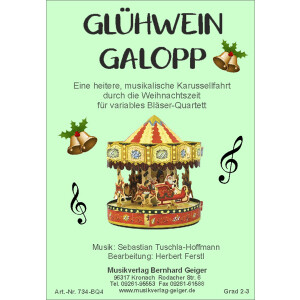 Glühwein-Galopp - Variables Bläser-Quartett...