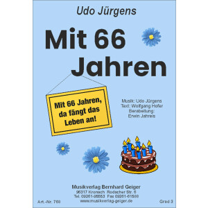 Mit 66 Jahren - Udo J&uuml;rgens (Blasmusik)