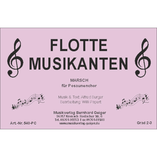 Kopie von Flotte Musikanten (Marsch) - Spielmannszug