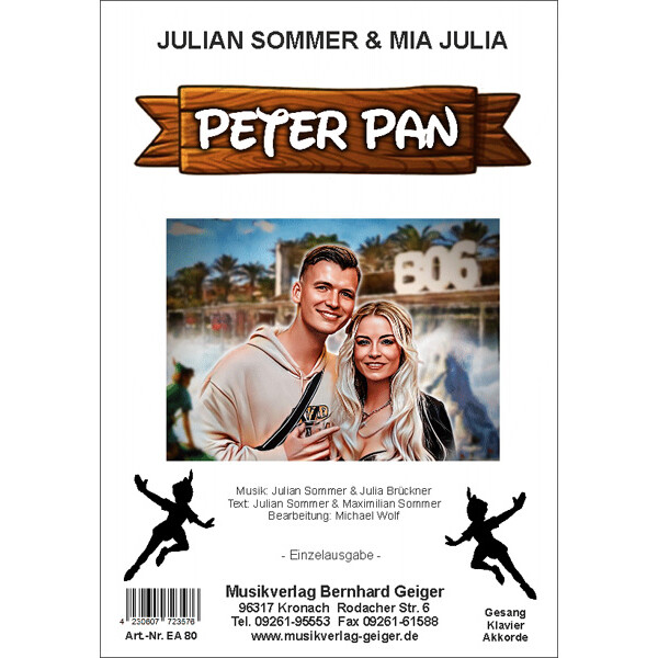 Peter Pan - Julian Sommer & Mia Julia (Einzelausgabe)