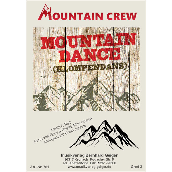 Mountain Dance (Klompendans) - Mountain Crew (Bigband)