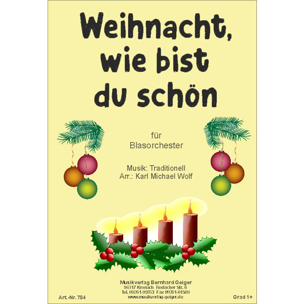 Weihnacht wie bist du schön (Blasmusik)