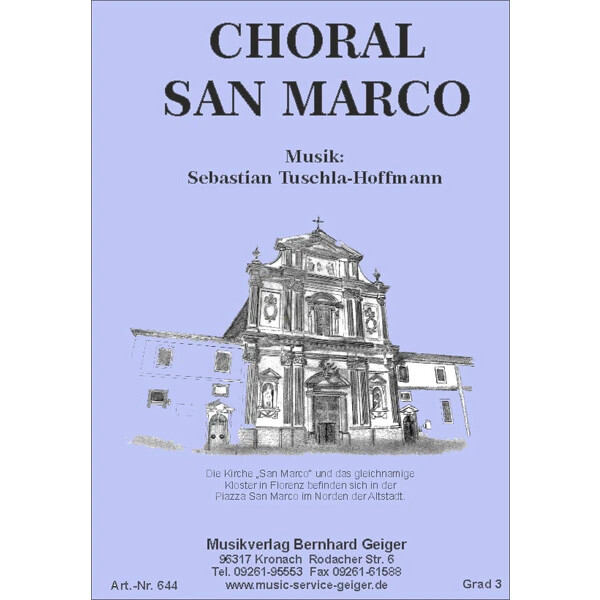 Kopie von Choral San Marco (Blasmusik)