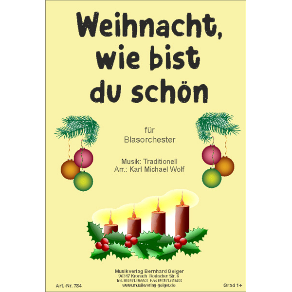 Weihnacht wie bist du schön (Small Concert Band)