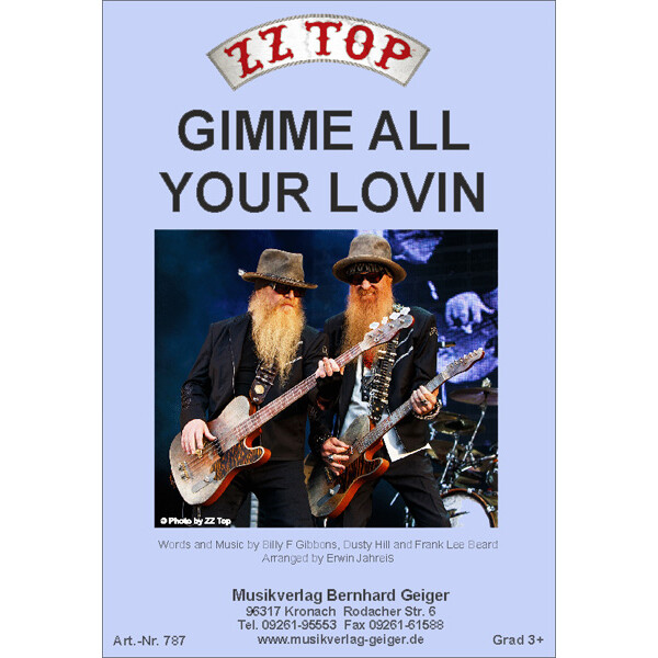 Gimme all your lovin - ZZ Top (Blasmusik)