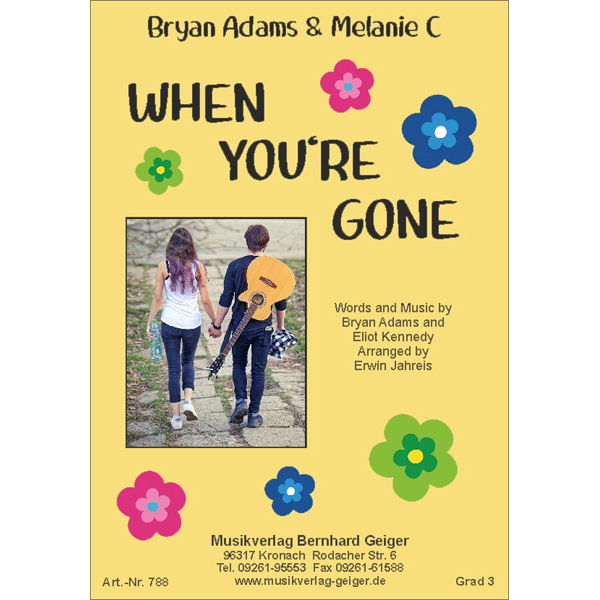 Image result for When you´re gone - Bryan Adams ft. Melanie C (Bigband), 59,90