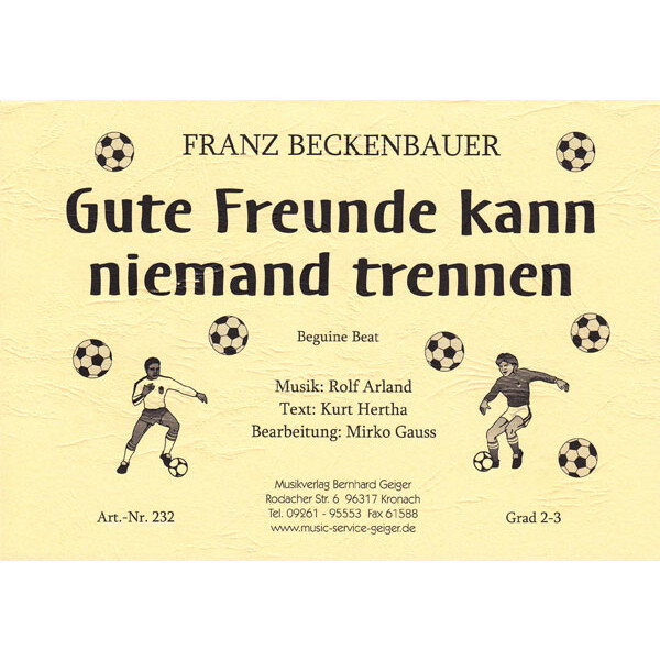 Kopie von Gute Freunde kann niemand trennen - Franz...