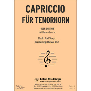 Capriccio f&uuml;r Tenorhorn (Adolf Angst)...