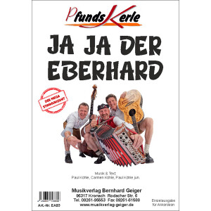 Ja ja der Eberhard (Pfunds-Kerle) (Single edition)