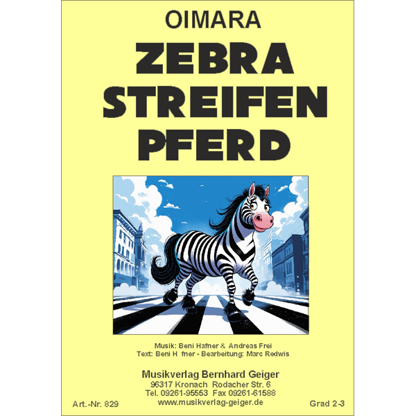 5. Zebrastreifenpferd (Oimara) (Bigband) box
