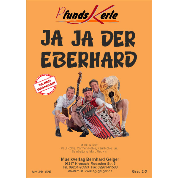 4. Ja ja der Eberhard (Pfundskerle) (concert band) Download