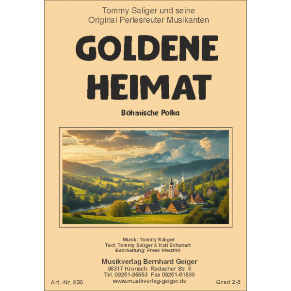 Goldene Heimat (Polka) (Große Blasmusik)