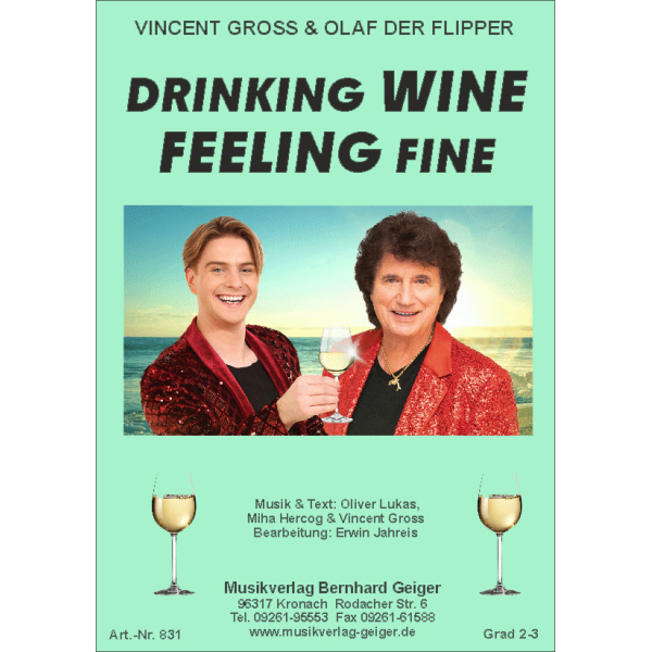 Drinking Wine Feeling Fine (V. Gross &am box