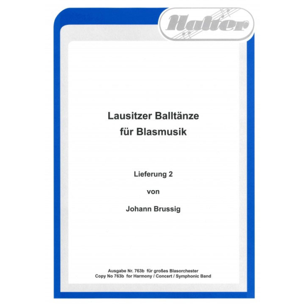 Lausitzer Balltänze für Blasmusik 2