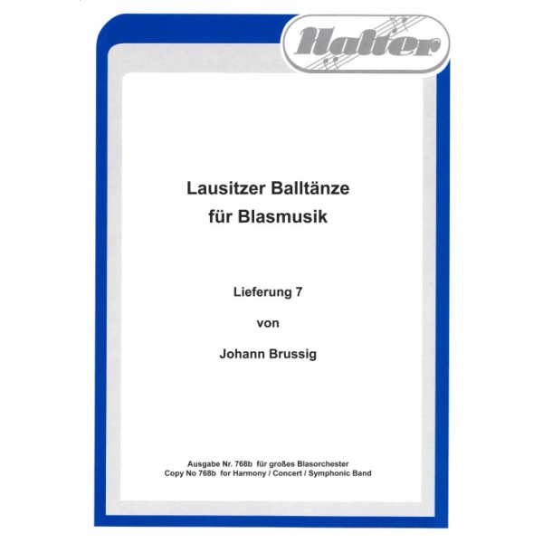 Lausitzer Balltänze für Blasmusik 7