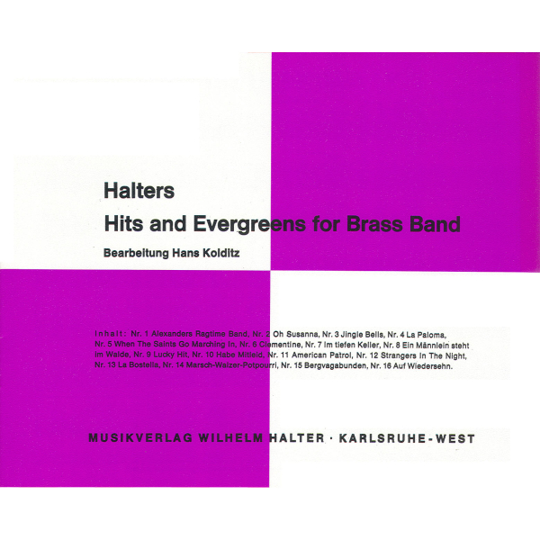 Hits and Evergreens for Brass Band 1