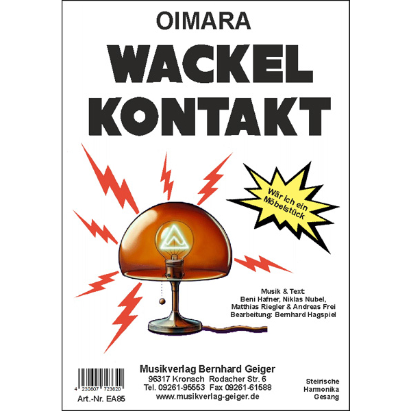 Wackelkontakt (Oimara) (Einzelausgabe Steirische Harmonika)