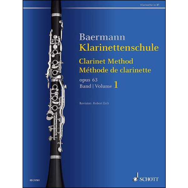 Baermann: Klarinettenschule op. 63 - Band 1 (with CD or...