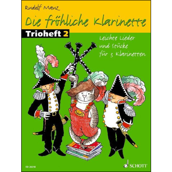 Die fröhliche Klarinette 2 - trio book