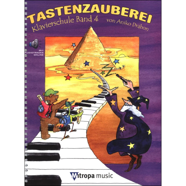 TASTENZAUBEREI - Klavierschule Band 4 (mit Online-Material)
