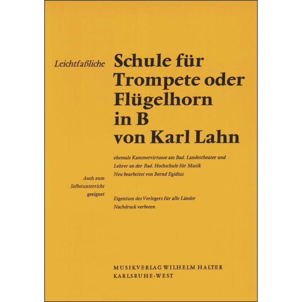 Leichtfaßliche Schule für Trompete oder...