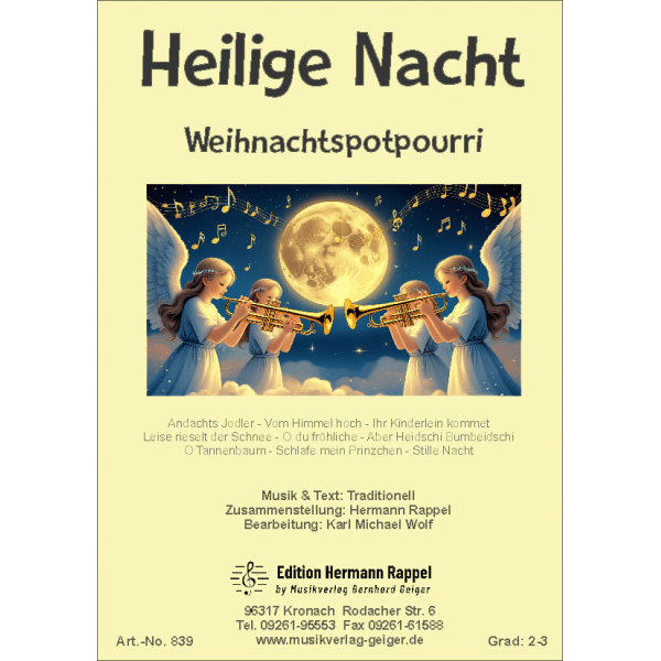 09. Heilige Nacht (Weihnachtspotpourri) (Kleine Blasmusik)