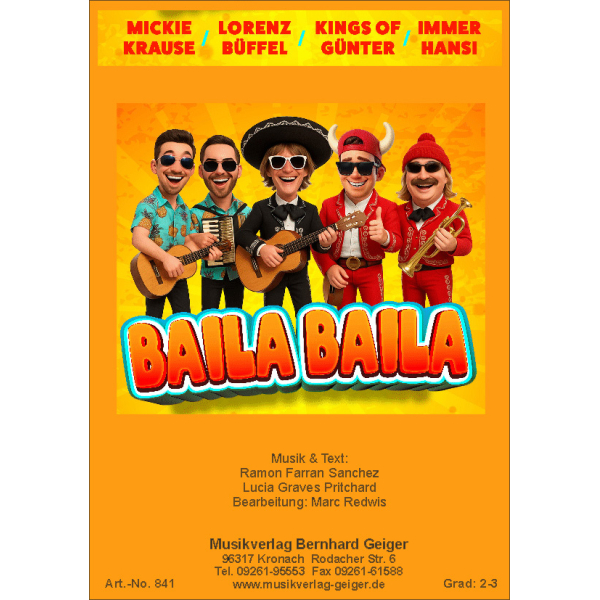 2. Baila Baila (Mickie Krause, Lorenz Büffel, Kings of