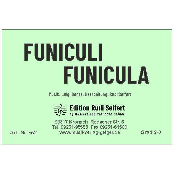 Funiculi, Funicula (Concert Band)
