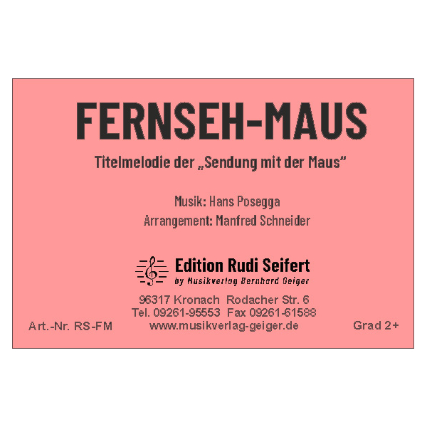 Fernseh-Maus (Die Sendung mit der Maus) (Blasmusik)